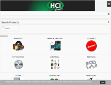 Tablet Screenshot of hcisupplystore.com